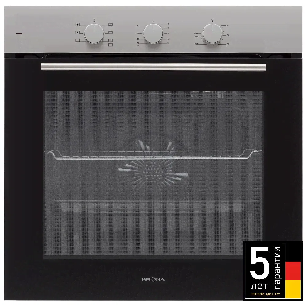 Духовой шкаф KRONA ELEMENT plus 60 IX электрический (независимый)-0