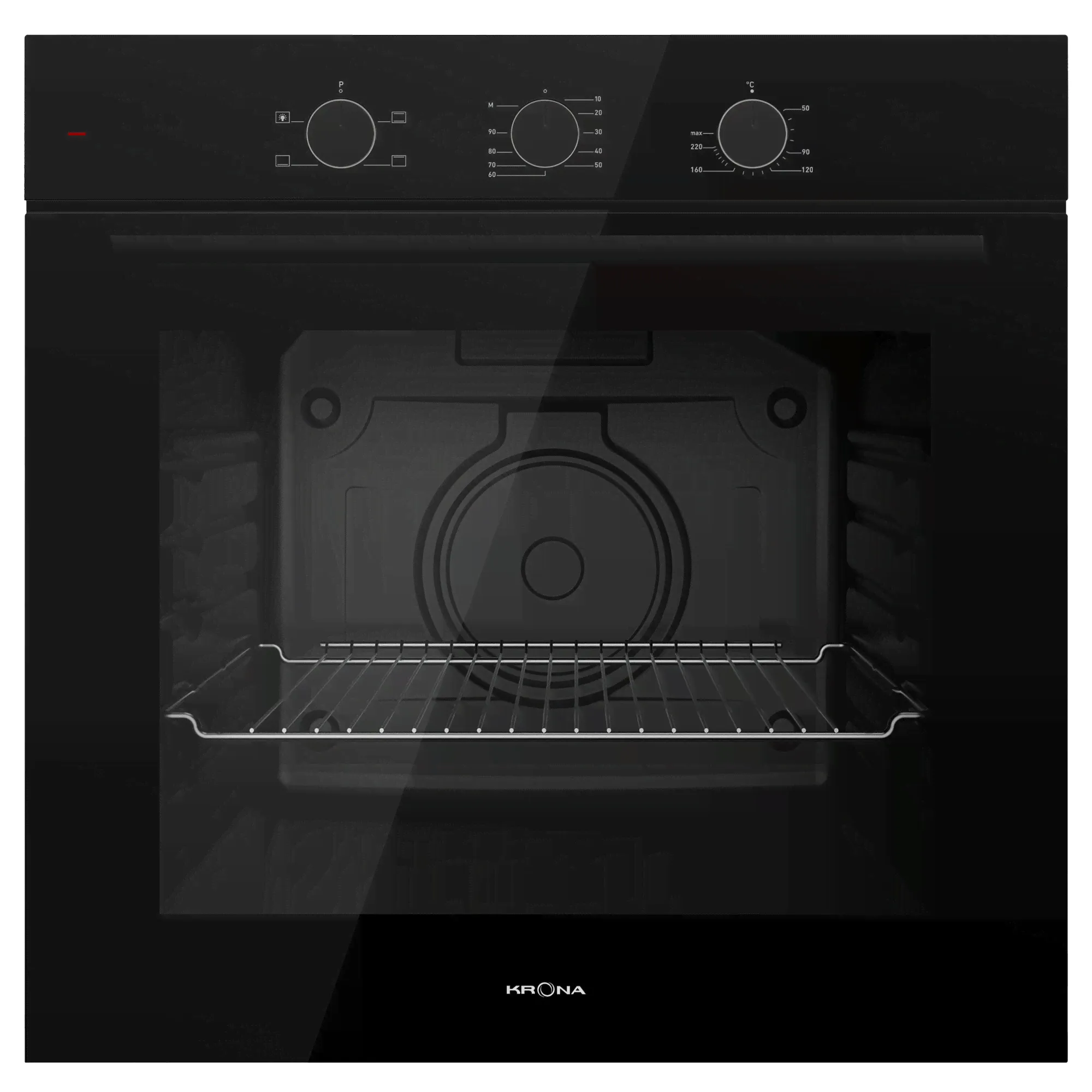 Духовой шкаф электрический 60 см KRONA ELEMENT 60 BL/BL
